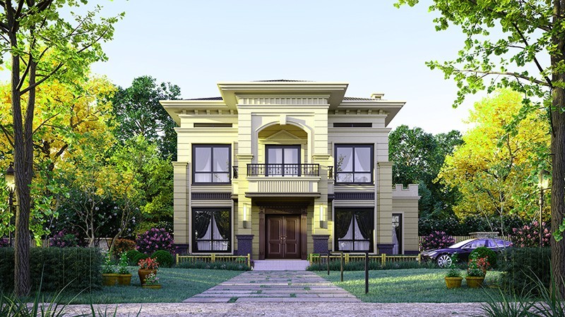 黄冈中式合院住宅，开放庭院与邻里乡亲更亲近